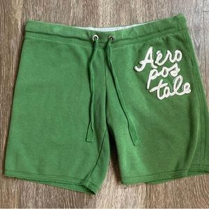 Green aeropostale sweat shorts
